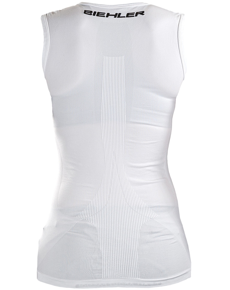 Biehler Seamless Pro Sleeveless Baselayer Undershirt Women - white Biehler  Sportswear Promotions good quality